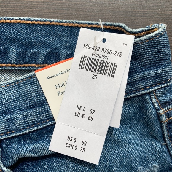 Brand new Abercrombie boyfriend shorts - Picture 3 of 4